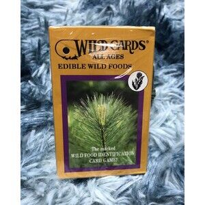 Wild Cards: Edible Wild Foods (All Ages) Brand New Sealed Camping Survival